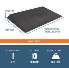 TRANSITIONS® Rubber Angled Welcome Mats by EZ-Access